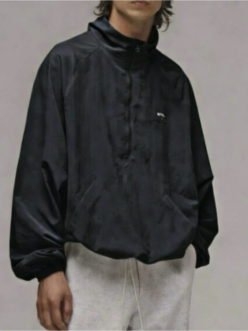 Staple Pigeon Jacket LARGE Windbreaker Lightweight NWT Half Zip